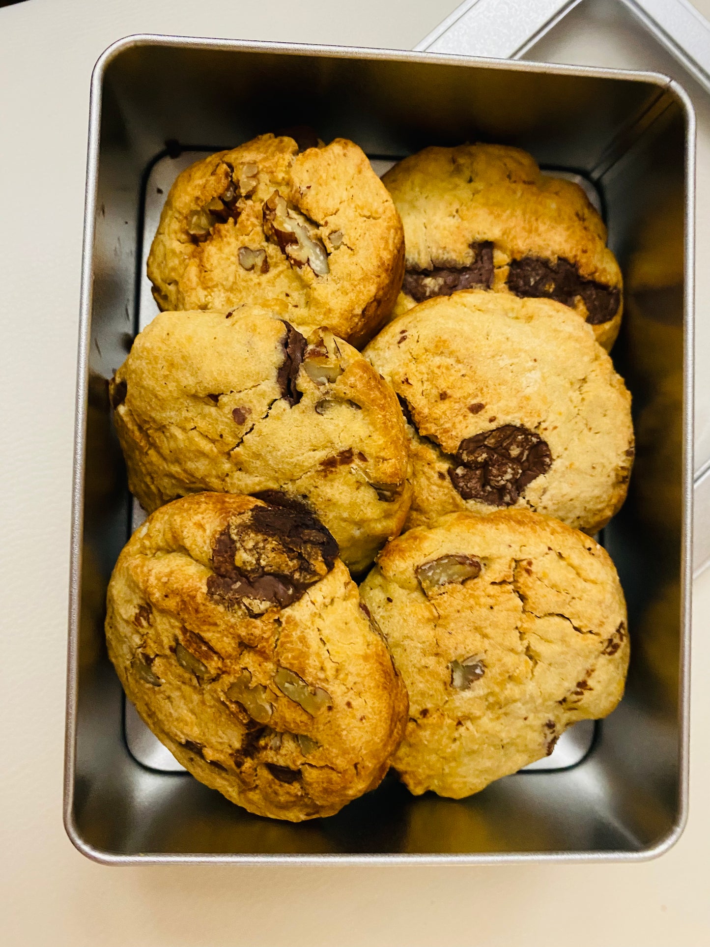 La Box Cookies aux trois chocolats et graines de lin maison sans gluten